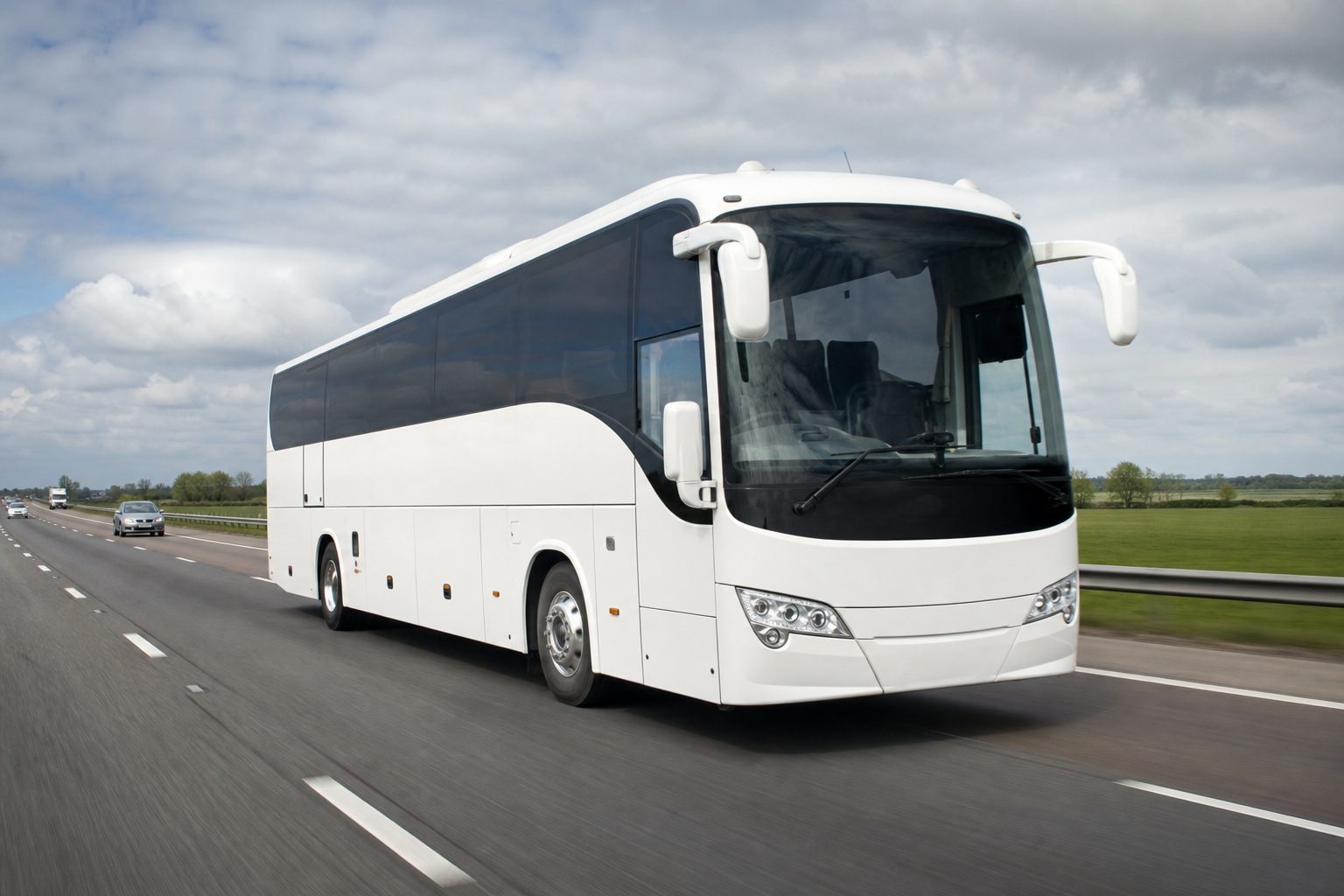 Blind Spot Reduction for Large Passenger Vehicles