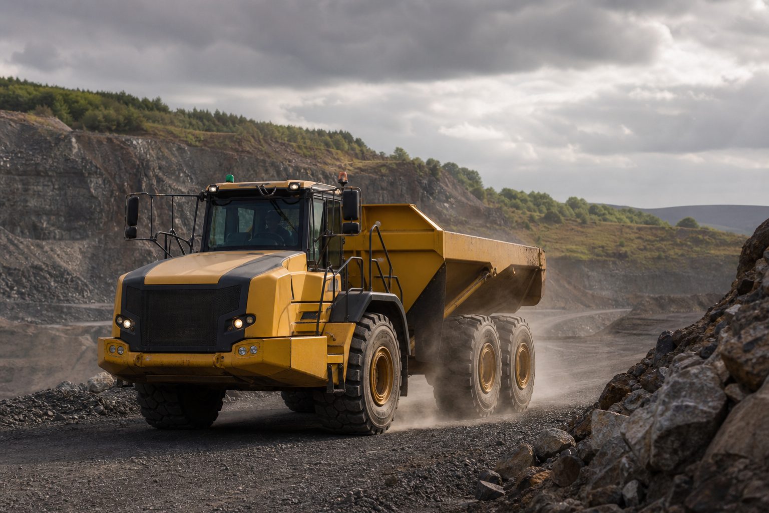 Cameras for Quarry Vehicles