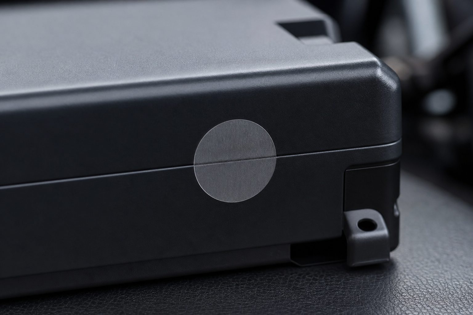 Tamper-evident seal on an in-vehicle MDVR recorder
